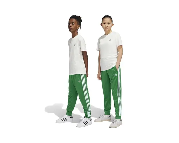 adidas Originals pantaloni de trening pentru copii SST TRACK PANTS culoarea verde, modelator, IY7461