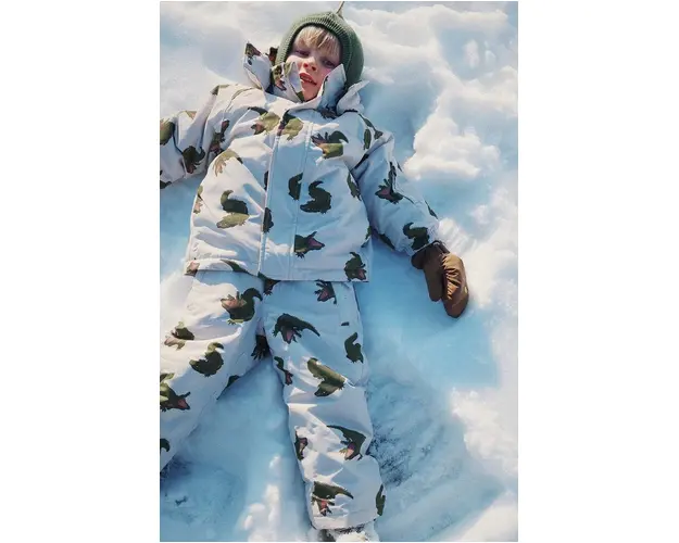 Konges Sløjd pantaloni de schi pentru copii MISMOU SNOW PANTS culoarea bej, KS101271