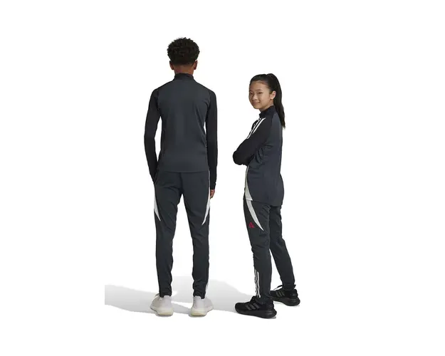 adidas Performance pantaloni de trening MUFC EU TR PNTY culoarea gri, modelator, IS8088