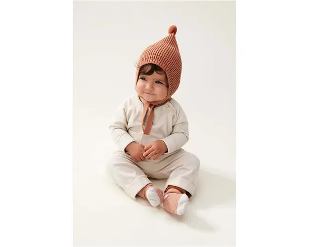 Liewood pantaloni de trening din bumbac pentru bebelusi Alain Baby Pants culoarea bej, neted, LW19157