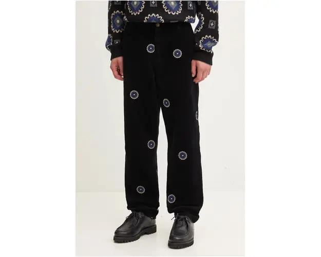 Les Deux pantaloni barbati, culoarea negru, drept, LDM510142