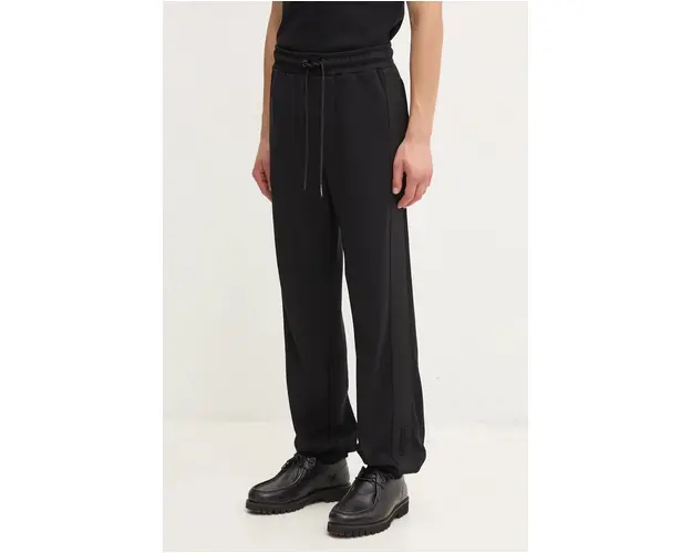 Iceberg pantaloni barbati, culoarea negru, neted, B031 6331
