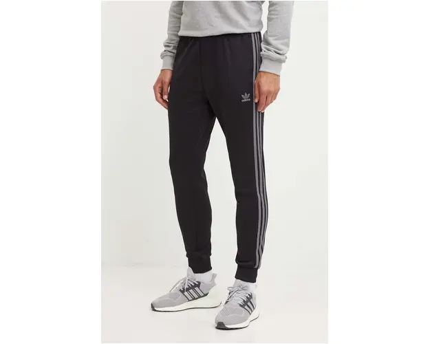adidas Originals pantaloni de trening culoarea negru, cu imprimeu, IY9869