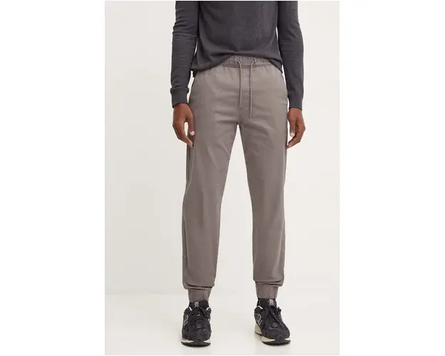 Hollister Co. pantaloni barbati, culoarea gri, KI330-4069