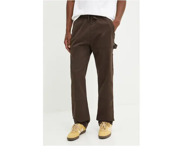 Hollister Co. pantaloni barbati, culoarea maro, drept, KI330-4086