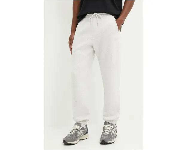 Hollister Co. pantaloni de trening culoarea gri, melanj, KI334-4039