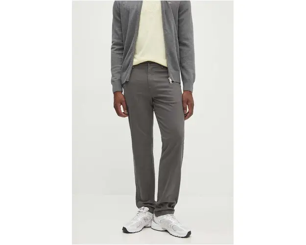 Gant pantaloni barbati, culoarea gri, drept, 1505231