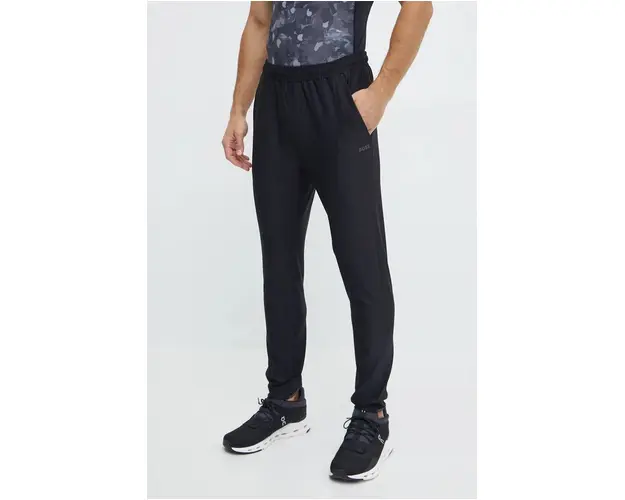 Boss Green pantaloni de trening culoarea negru, neted, 50517748