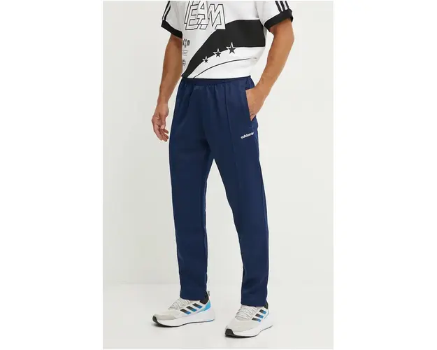 adidas Originals pantaloni de trening culoarea albastru marin, neted, IW3232