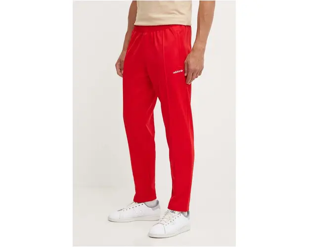 adidas Originals pantaloni de trening culoarea rosu, neted, IX9629