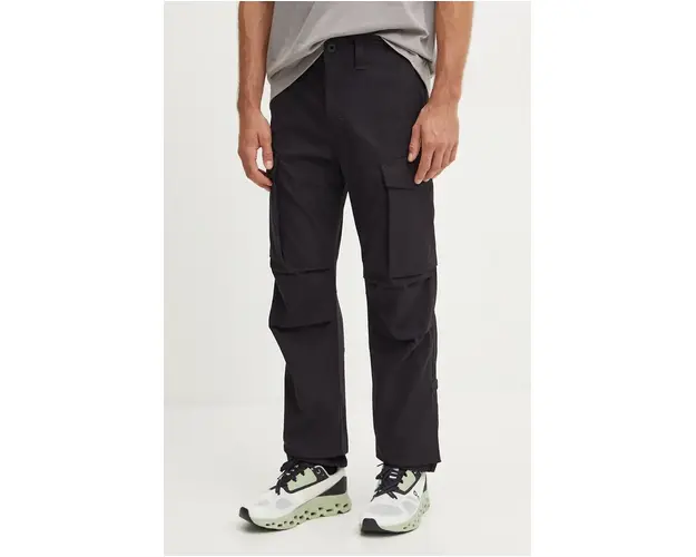 G-Star Raw pantaloni barbati, culoarea negru, drept, D24309-D517