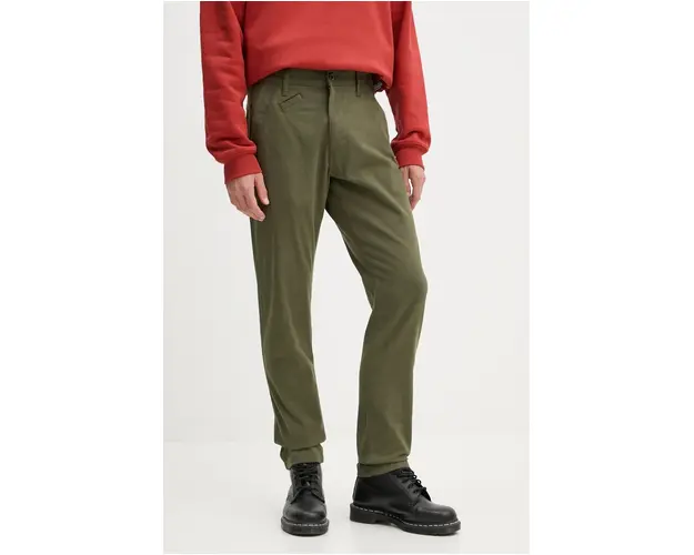 G-Star Raw pantaloni barbati, culoarea verde, mulata, D21038-D732