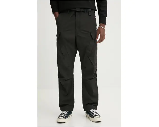 G-Star Raw pantaloni barbati, culoarea negru, drept, D25898-D737