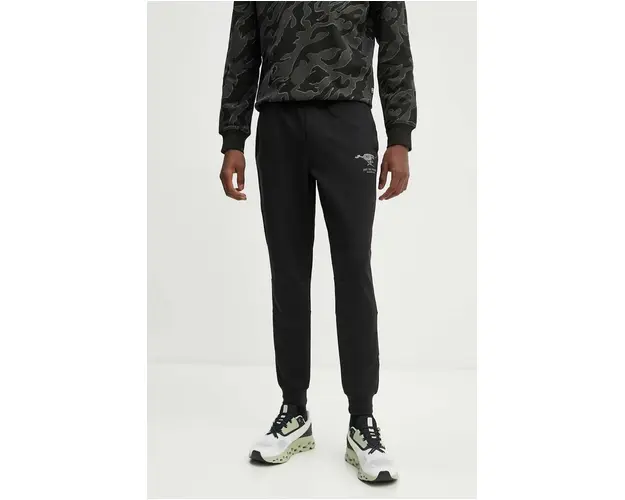 G-Star Raw pantaloni de trening culoarea negru, cu imprimeu, D25097-D560