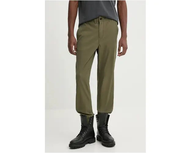 G-Star Raw pantaloni de trening culoarea verde, neted, D25172-D517