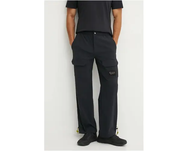 Columbia pantaloni de exterior Wallowa Softshell culoarea negru, 2090841