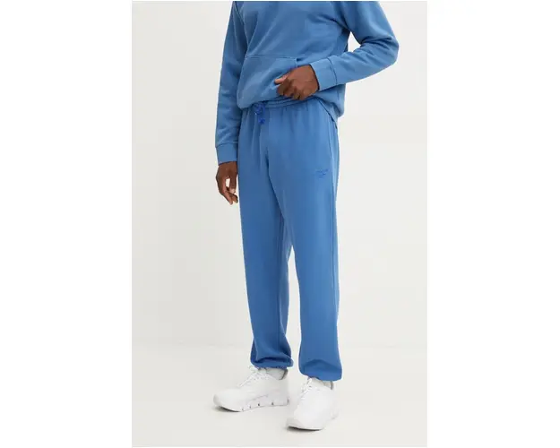 Reebok pantaloni de trening Identity Washed neted, 100205488