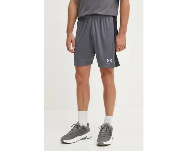 Under Armour pantaloni scurti de antrenament Challenger culoarea gri, 1379507