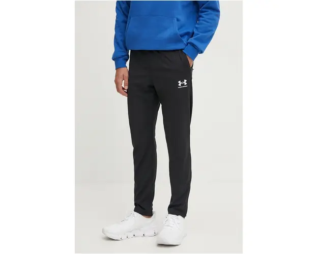 Under Armour pantaloni de antrenament Challenger culoarea negru, neted, 1382602