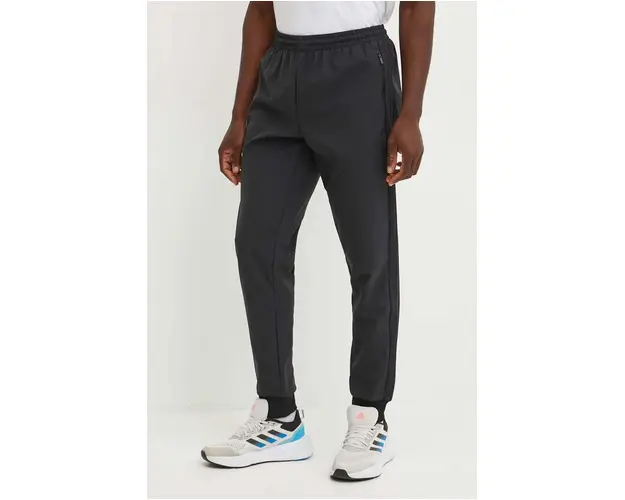 adidas Originals pantaloni barbati, culoarea negru, neted, IW0997