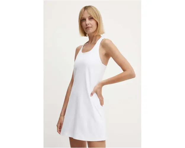 Dkny rochie culoarea alb, mini, evazati, DP4D4847
