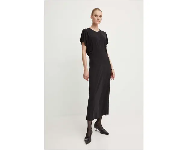 Day Birger et Mikkelsen rochie Amanza - Day Wish culoarea negru, midi, evazati, DAY65243195