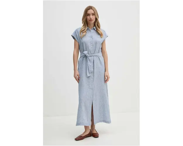 Pepe Jeans rochie din in MAYA maxi, drept, PL953555