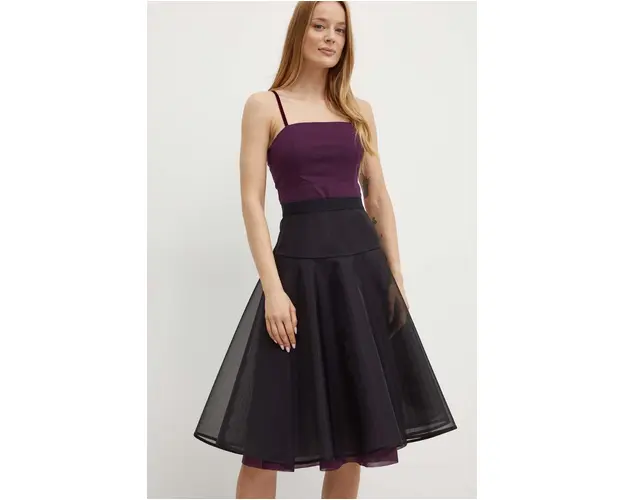 MAX&Co. rochie culoarea violet, mini, evazati, 2426626031200