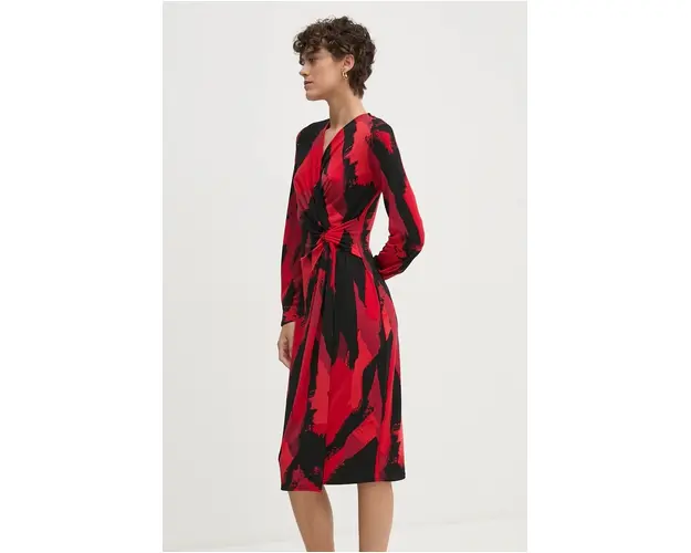 Joseph Ribkoff rochie culoarea rosu, mini, mulata, 244238