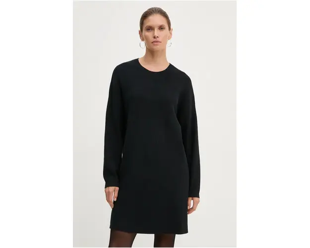 Marc O'Polo rochie culoarea negru, mini, oversize, 408600667107