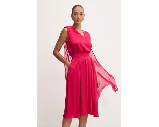 Karl Lagerfeld rochie culoarea roz, mini, evazati, 245W1300