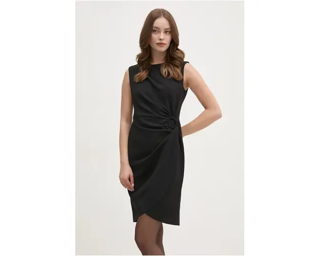 Dkny rochie culoarea negru, mini, mulata, DD4G128C