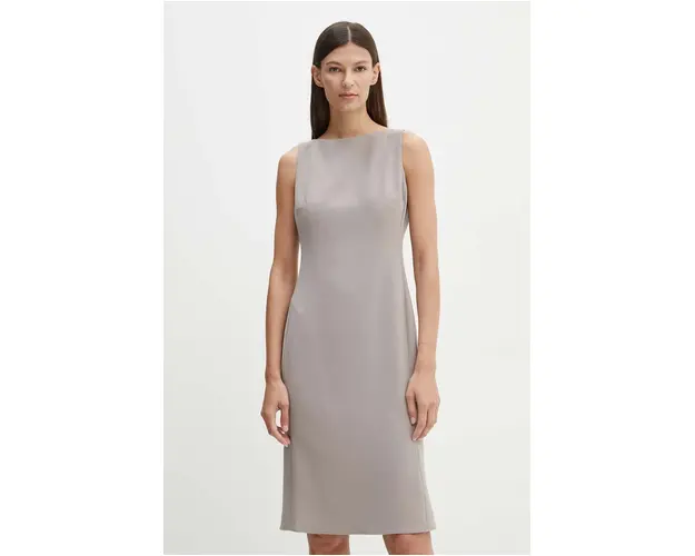 Theory rochie culoarea bej, mini, drept, L0109606