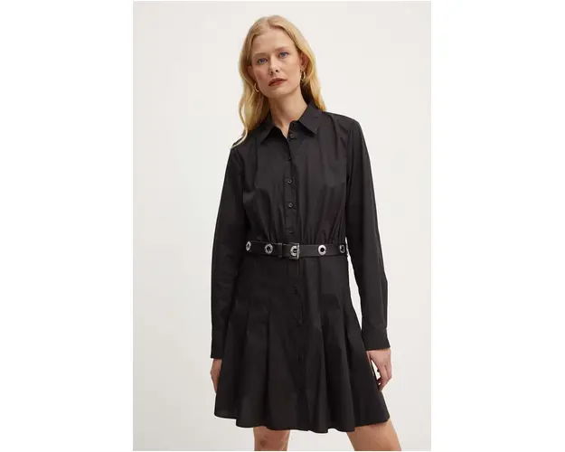MICHAEL Michael Kors rochie culoarea negru, mini, evazati, MS48282F4C