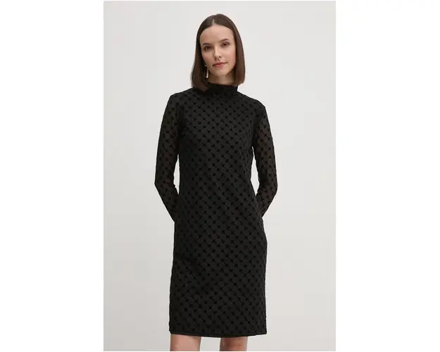 Joop! rochie culoarea negru, mini, drept, 30045232