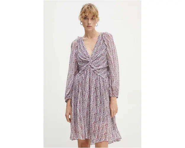 IRO rochie culoarea roz, mini, evazati, WP33RULINE