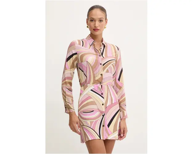 Marella rochie din amestec de matase mini, drept, 2423226092200