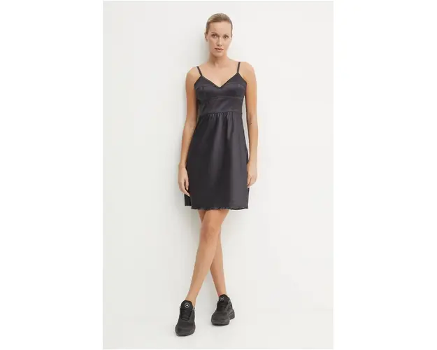 adidas Originals rochie Femme Galore culoarea negru, mini, evazati, JN3015