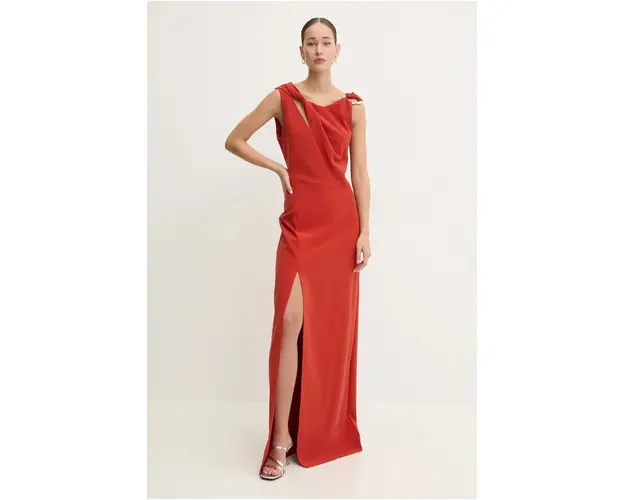 Stine Goya rochie culoarea portocaliu, maxi, drept, D038-2274