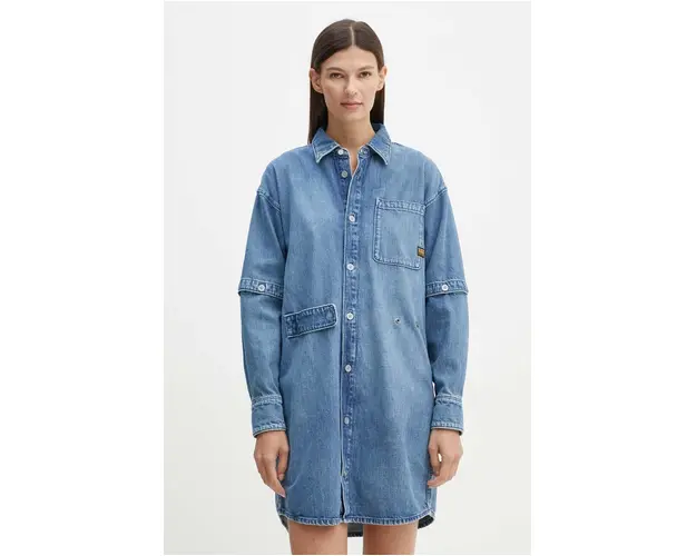 G-Star Raw rochie jeans mini, drept, D25349-D301