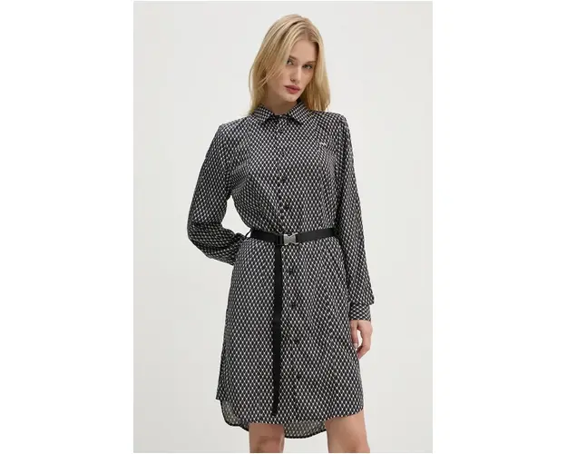 G-Star Raw rochie culoarea negru, mini, drept, D25247-D726