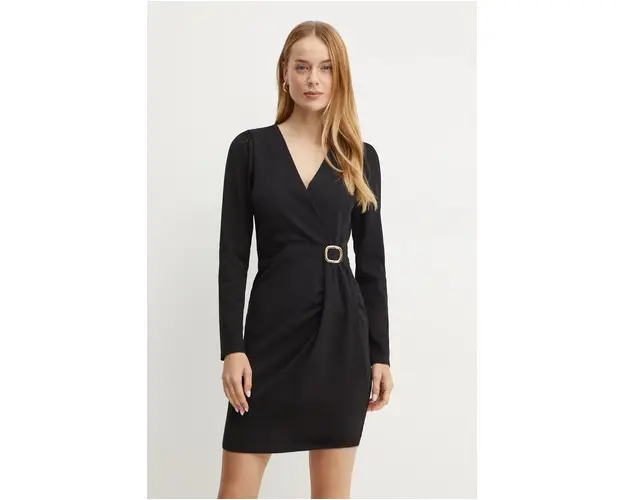 Morgan rochie RJIMY culoarea negru, mini, evazati, RJIMY