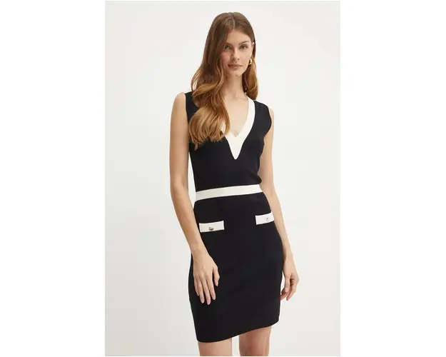 Morgan rochie RMARTA culoarea negru, mini, evazati, RMARTA