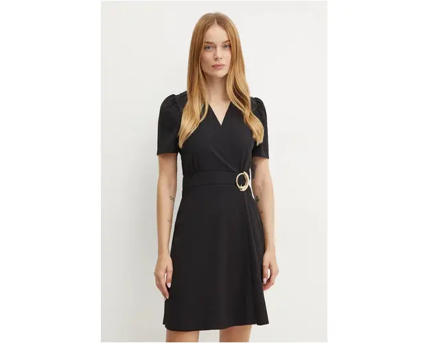 Morgan rochie RSCUBA culoarea negru, mini, evazati, RSCUBA