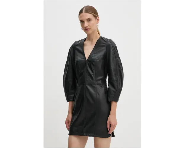 ZADIG&VOLTAIRE rochie culoarea negru, mini, evazati, RWDR00030