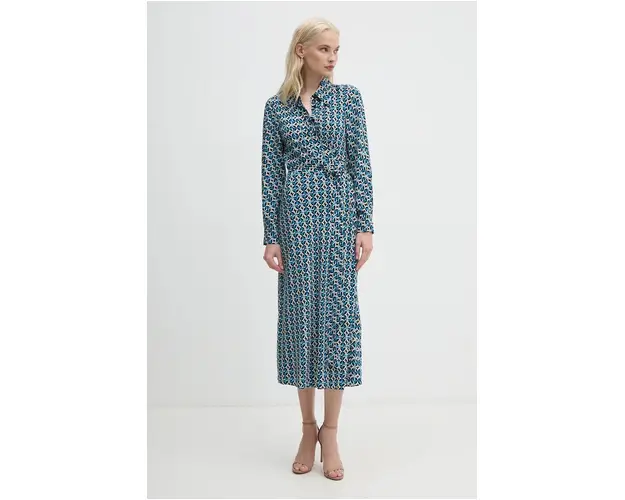 DIANE VON FURSTENBERG rochie maxi, evazati, DVFDW3S028