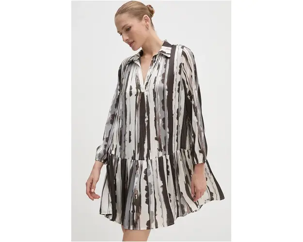 Sandro Ferrone rochie culoarea bej, mini, evazati, SFS32YBEMATTIA