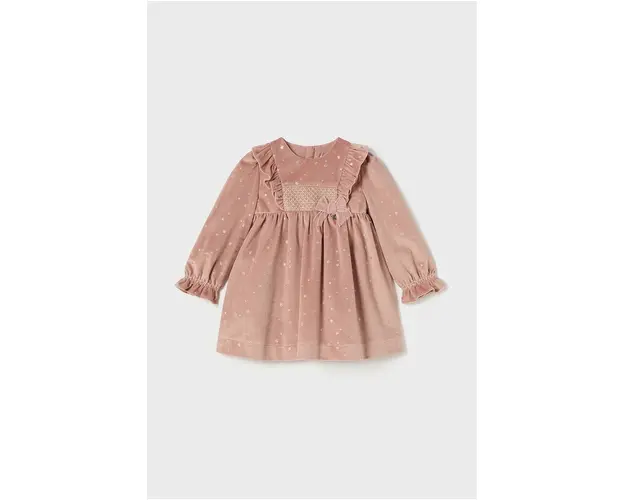 Mayoral rochie fete culoarea bej, mini, evazati, 2904