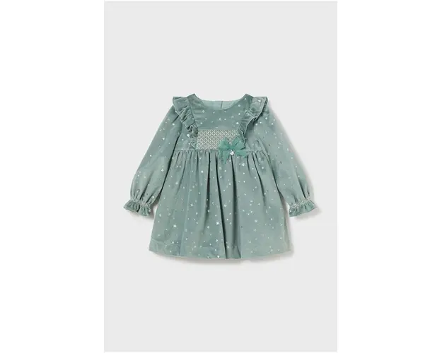 Mayoral rochie fete culoarea verde, mini, evazati, 2904