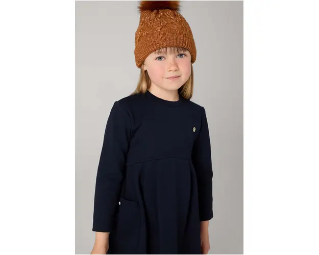 Mayoral rochie culoarea albastru marin, mini, evazati, 4921